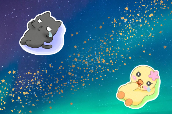 サイレント期間に別れて悲しくて寂しくて泣くぴのりとクロにゃん