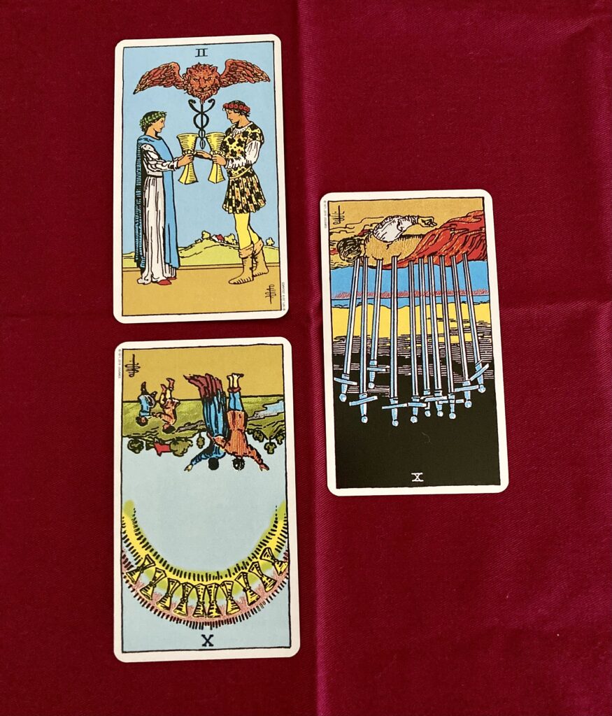 3枚引きで行動指針を出してみた